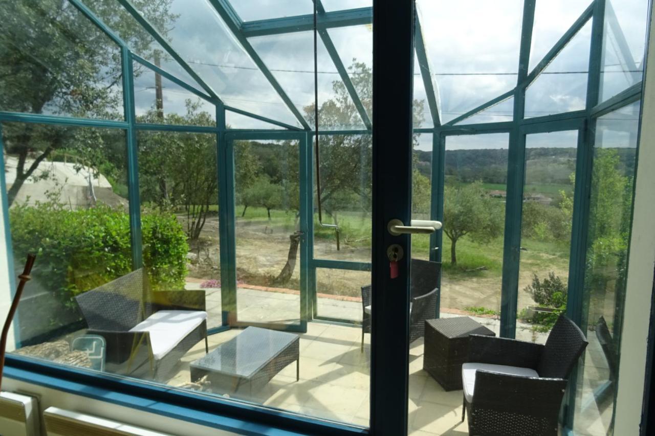 Mas En Pierres Seches Avec Piscine Villa Lussan  Dış mekan fotoğraf