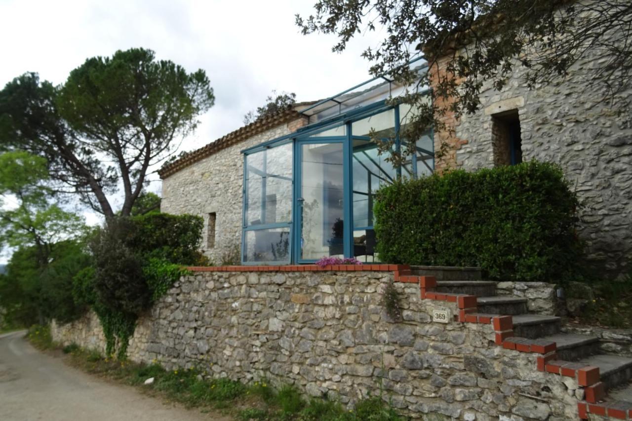 Mas En Pierres Seches Avec Piscine Villa Lussan  Dış mekan fotoğraf
